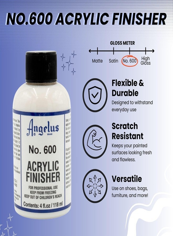 Angelus Brand Acrylic Leather Paint Finisher No. 600 - 4oz - Image 2